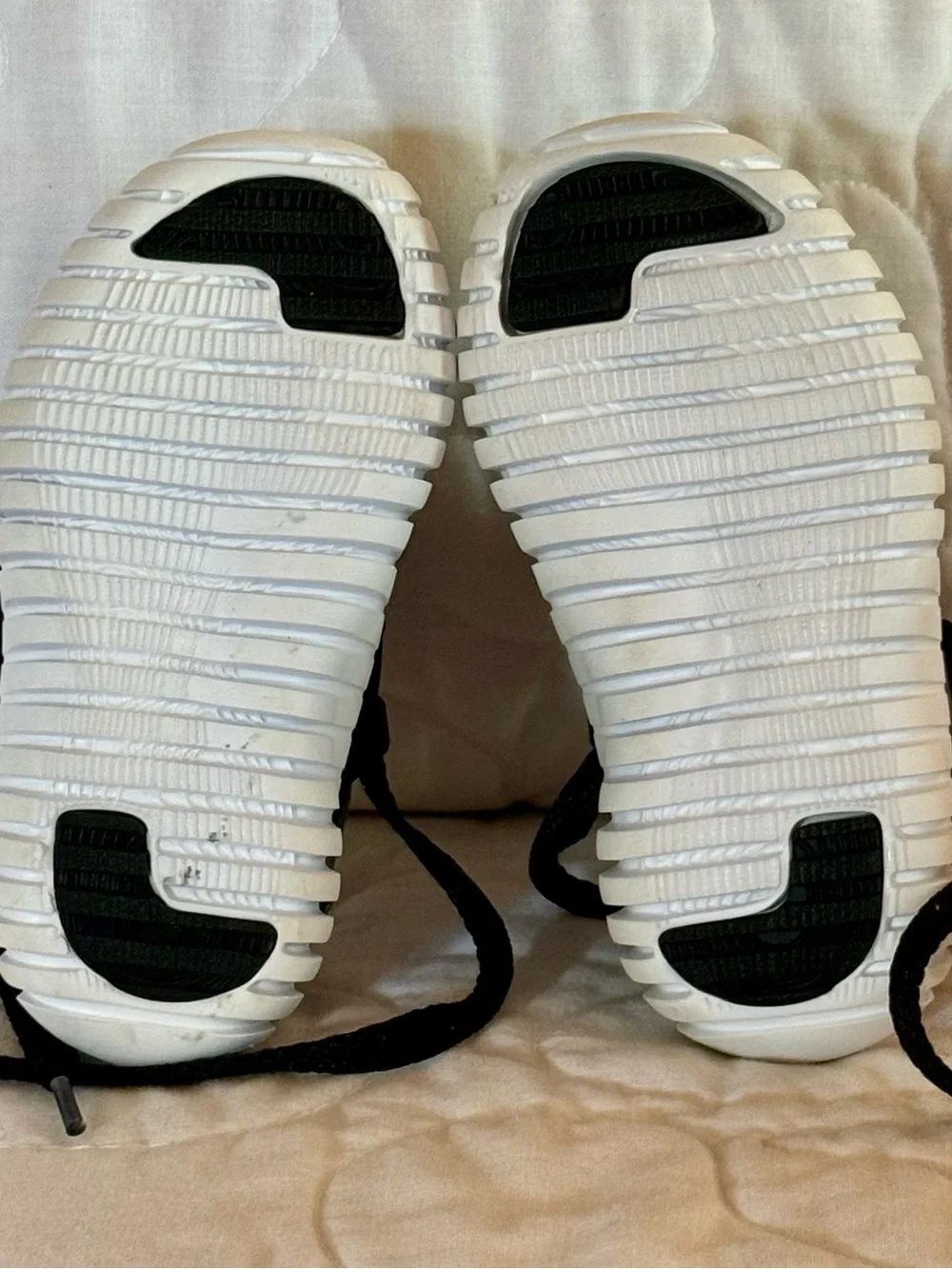 New Balance Kids white and Gray Athletic Sneakers